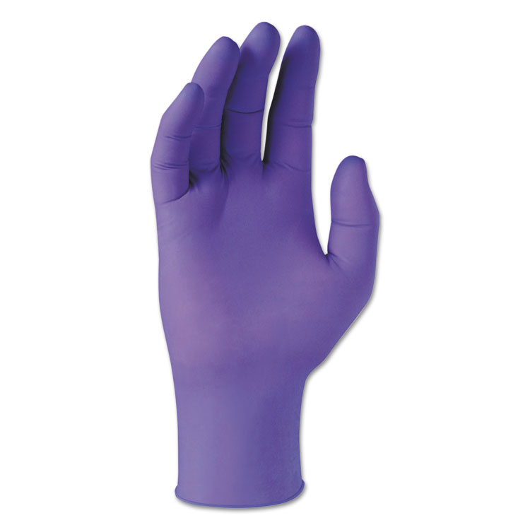 Kimtech PURPLE NITRILE Exam Gloves, Powder-Free, X-Small, 6 mil Thick, 9.5" Long, Purple, 100/Box (ANS55080)