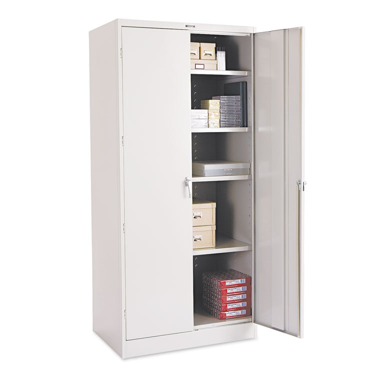 TNN2470LGY - Tennsco 78" High Deluxe Cabinet, 36w x 24d x 78h, Light Gray (TNN2470LGY)