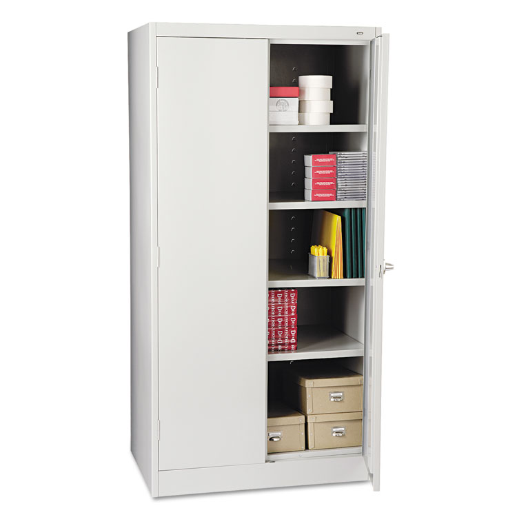 Tennsco 72" High Standard Cabinet (Unassembled), 36w x 24d x 72h, Light Gray (TNN1480LGY)