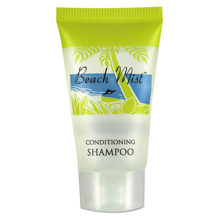 Beach Mist Shampoo, Fresh Scent, 0.65 oz, 288/Carton (BCH423)