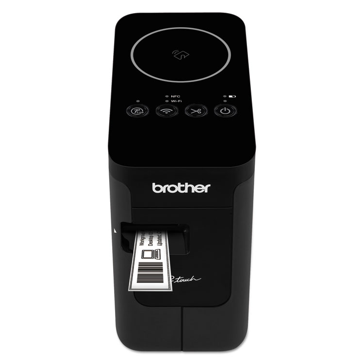 BROTHER INTL. CORP. PT-P750W Compact Label Maker with Wireless Enabled Printing, 30 mm/s Print Speed, 6 x 3.12 x 5.62 (BRTPTP750W)