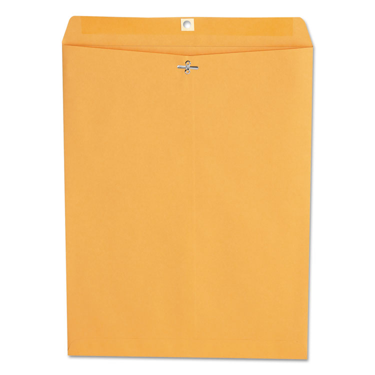 Universal Kraft Clasp Envelope, #110, Square Flap, Clasp/Gummed Closure, 12 x 15.5, Brown Kraft, 100/Box (UNV35270)