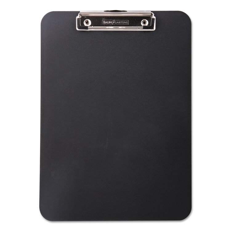 Mobile OPS Unbreakable Recycled Clipboard, 0.5" Clip Capacity, Holds 8.5 x 11 Sheets, Black (BAU61624)