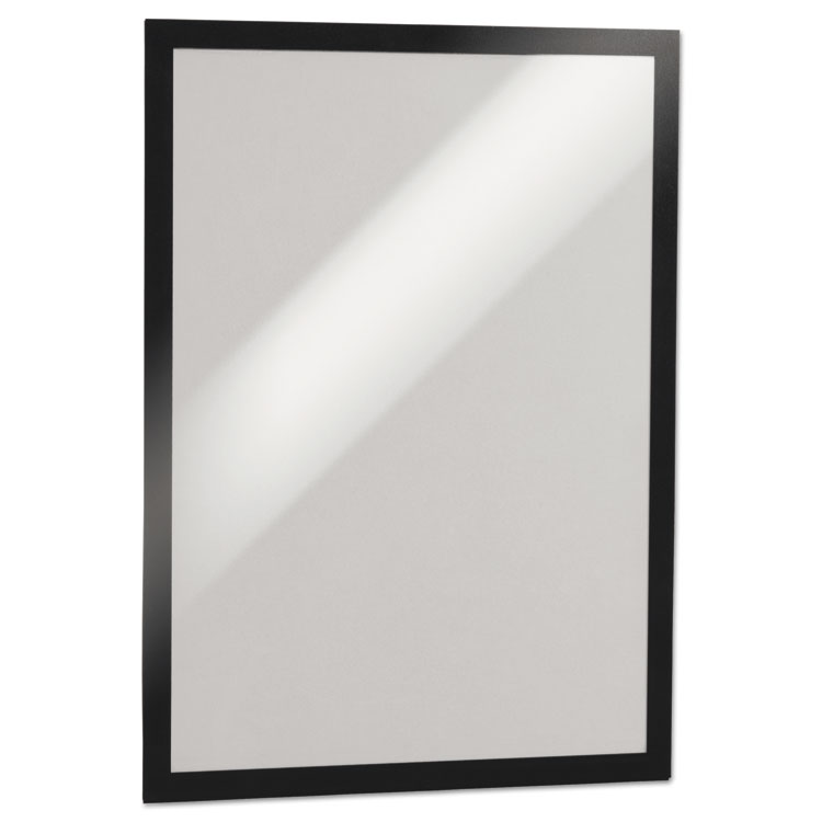 Durable DURAFRAME Sign Holder, 11 x 17, Black Frame, 2/Pack (DBL476901)
