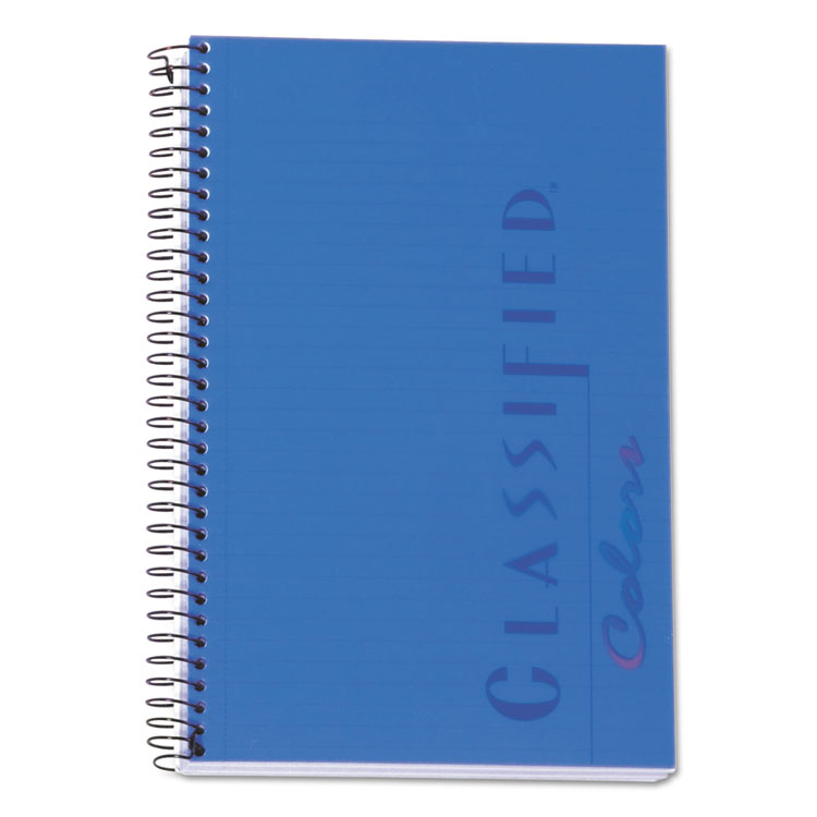 TOPS Color Notebooks, 1-Subject, Narrow Rule, Indigo Blue Cover, (100) 8.5 x 5.5 White Sheets (TOP73506)