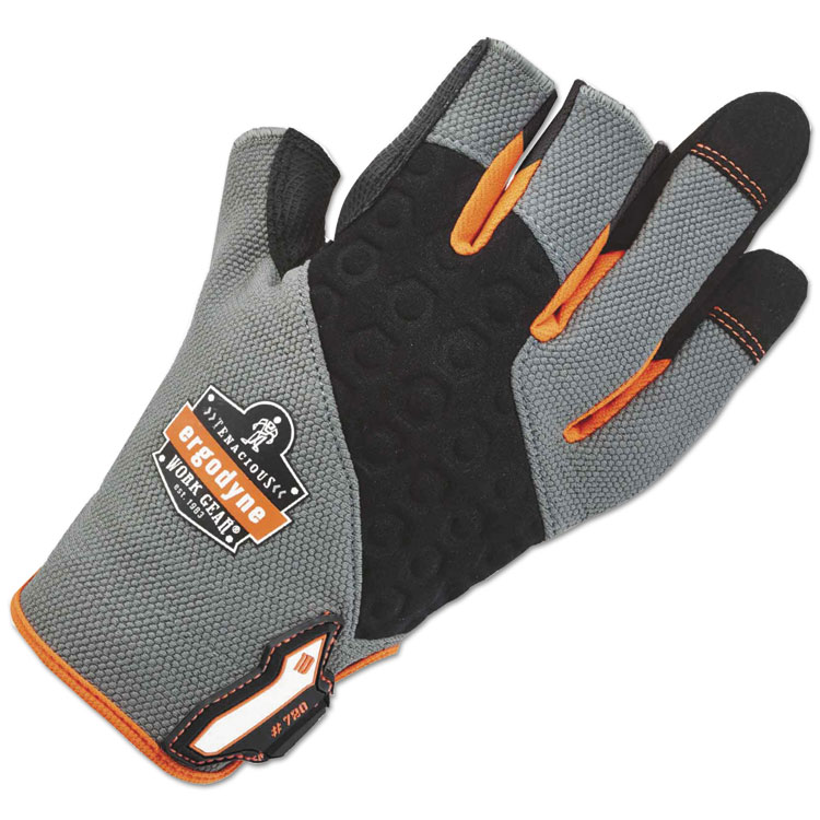 ergodyne ProFlex 720 Heavy-Duty Framing Gloves, Large, Gray, Pair (EGO17114)