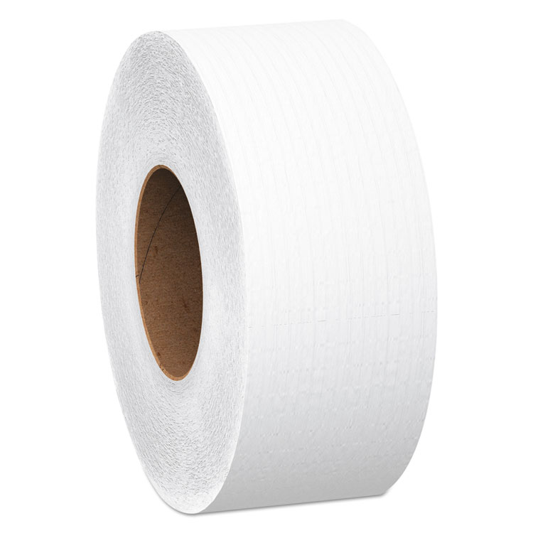 Scott Essential JRT Jumbo Roll Bathroom Tissue, Septic Safe, 1-Ply, 3.55" x 2,000 ft, White, 12 Rolls/Carton (KCC07223)