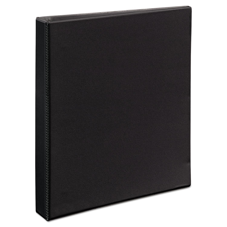 Avery Durable View Binder with DuraHinge and EZD Rings, 3 Rings, 1" Capacity, 11 x 8.5, Black, (9300) (AVE09300)