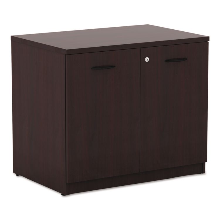 Alera Alera Valencia Series Storage Cabinet, 34.13w x 22.78d x 29.5h, Mahogany (ALEVA613622MY)
