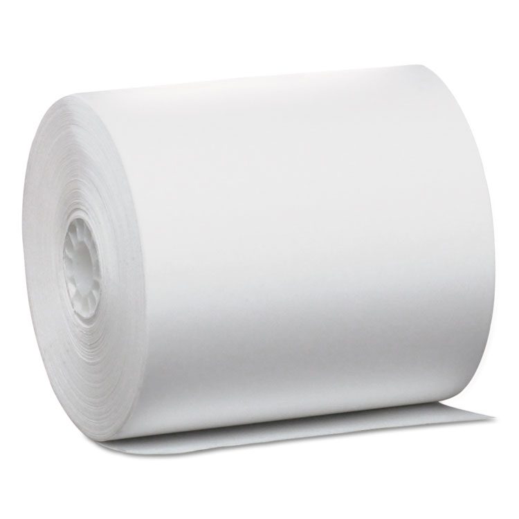 Iconex Direct Thermal Printing Paper Rolls, 0.45" Core, 3" x 230 ft, White, 50/Carton (ICX90780065)
