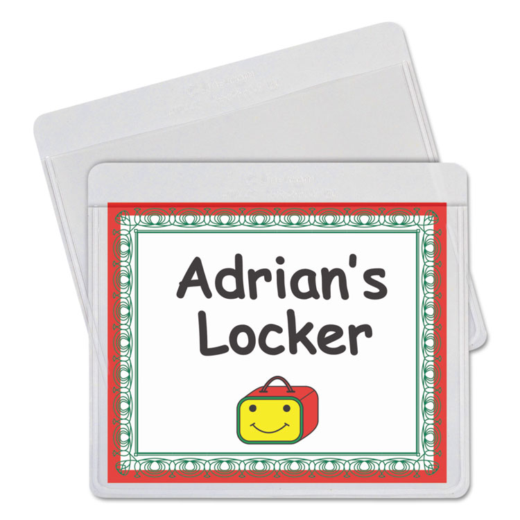 C-Line Self-Adhesive Labeling Pockets, Top Load, 3.75 x 3, Clear, 25/Pack (CLI70443)