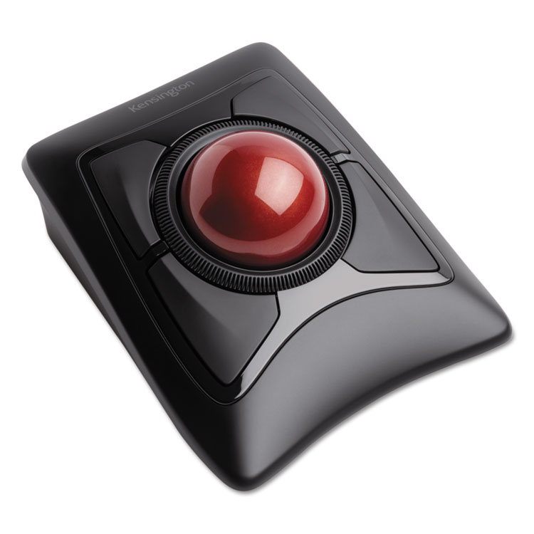 Kensington Expert Mouse Wireless Trackball, 2.4 GHz Frequency/30 ft Wireless Range, Left/Right Hand Use, Black (KMW72359)
