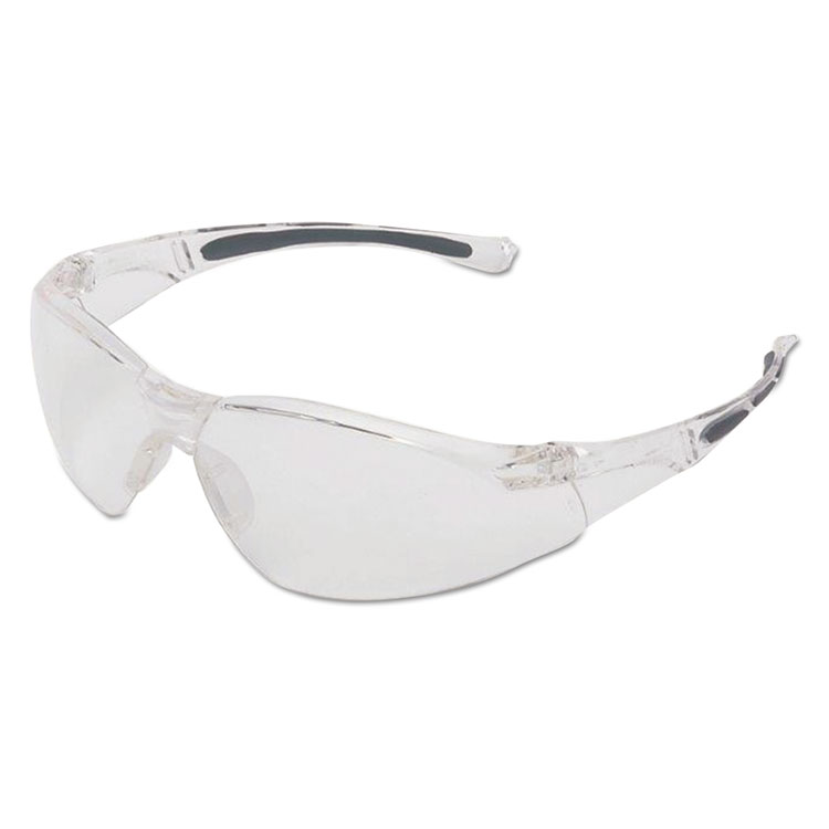 Honeywell Uvex A800 Series Safety Eyewear, Scratch-Resistant, Clear Frame, Clear Lens (UVXA800)