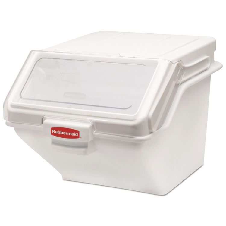 Rubbermaid Commercial PROSAVE Shelf Ingredient Bin, 19.2 x 23.5 x 16.88, White, Plastic (RCPFG9G5800WHT)