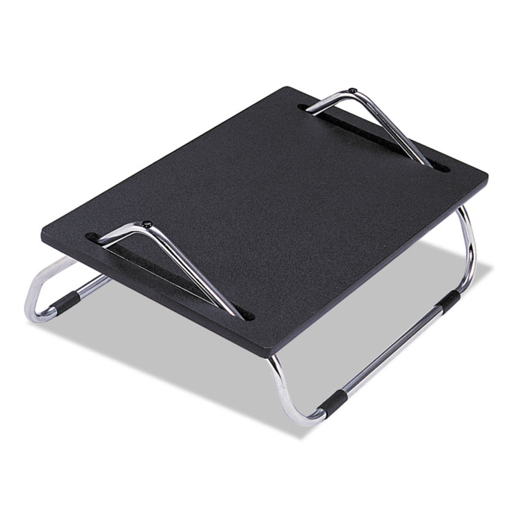 Safco Ergo-Comfort Adjustable Footrest, 18.5w x 11.5d x 8h, Black (SAF2106)