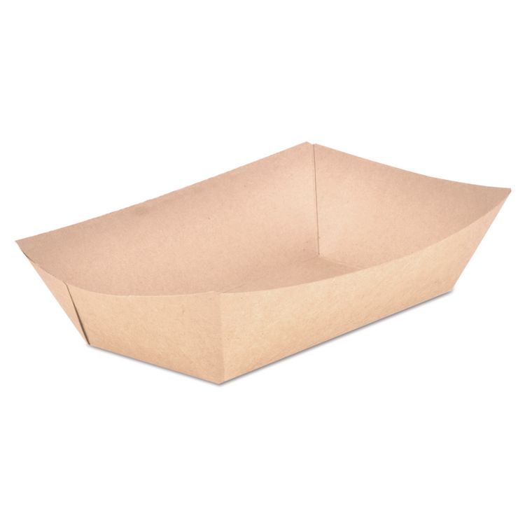 SCT Eco Food Trays, 5 lb Capacity, Brown, Paper, 500/Carton (SCH0529)