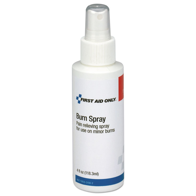 First Aid Only Refill for SmartCompliance General Business Cabinet, First Aid Burn Spray, 4 oz Bottle (FAO13040)