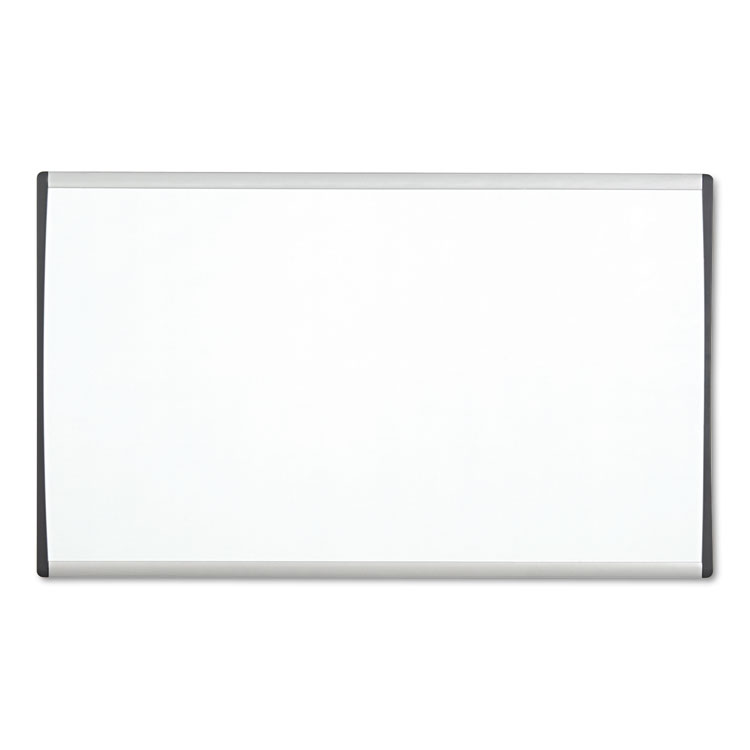 Quartet ARC Frame Cubicle Board, Magnetic Dry Erase, 24" x 14", White Surface, Satin Aluminum Frame (QRTARC2414)