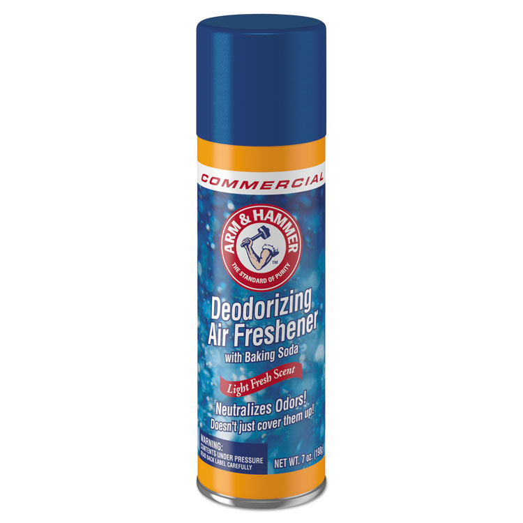 Arm & Hammer Baking Soda Air Freshener, Light Fresh Scent, 7 oz Aerosol Spray (CDC3320094170)