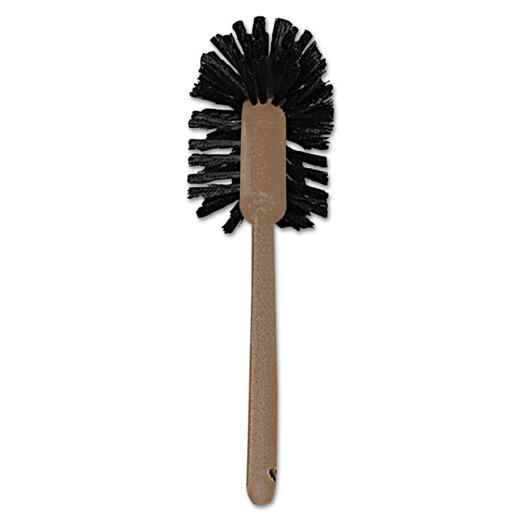 RCP6320 - Rubbermaid Commercial Commercial-Grade Toilet Bowl Brush, 17" Handle, Brown (RCP6320)