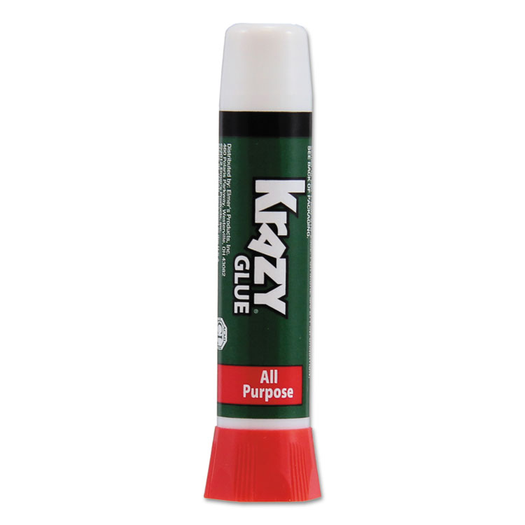 Krazy Glue All Purpose Krazy Glue, 0.07 oz, Dries Clear, 2/Pack (EPIKG517)