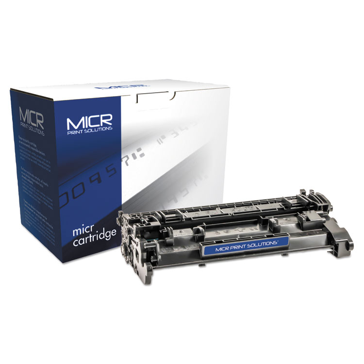 MICR Print Solutions Compatible CF226A(M) (26AM) MICR Toner, 3,100 Page-Yield, Black (MCR26AM)