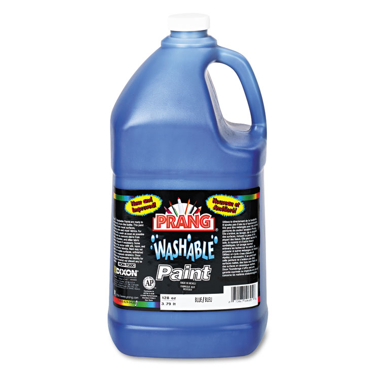 Prang Washable Paint, Blue, 1 gal Bottle (DIX10605)