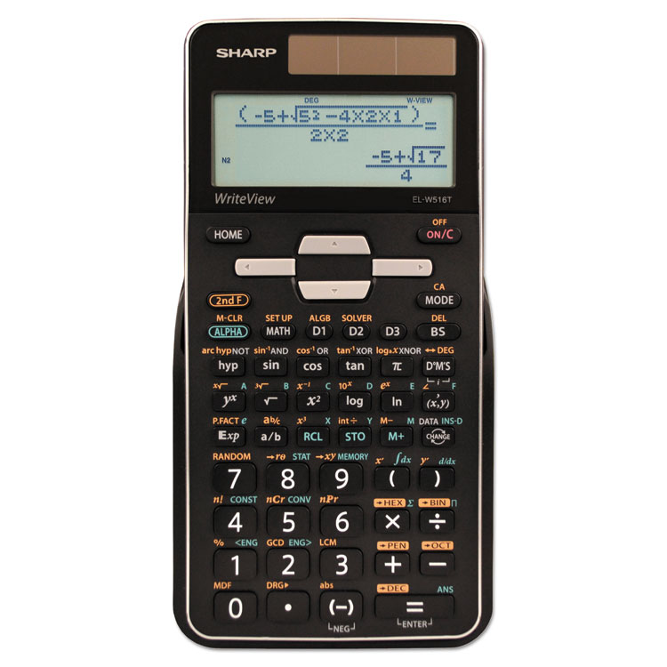 Sharp EL-W516TBSL Scientific Calculator, 16-Digit LCD (SHRELW516TBSL)