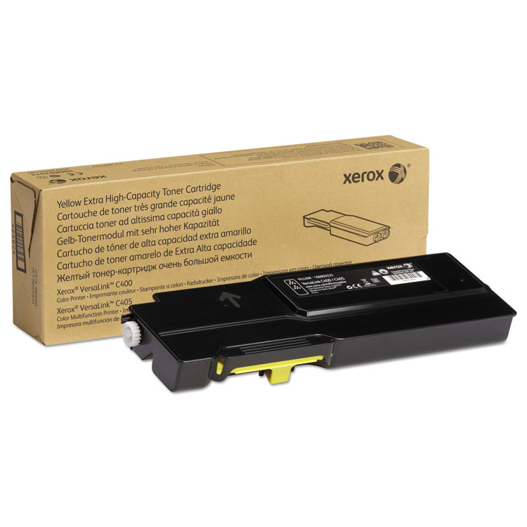 Xerox 106R03525 Extra High-Yield Toner, 8,000 Page-Yield, Yellow (XER106R03525)