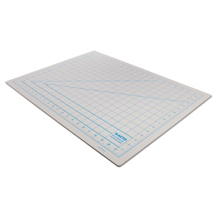 X-ACTO Self-Healing Cutting Mat, Nonslip Bottom, 1" Grid, 18 x 24, Gray (EPIX7762)
