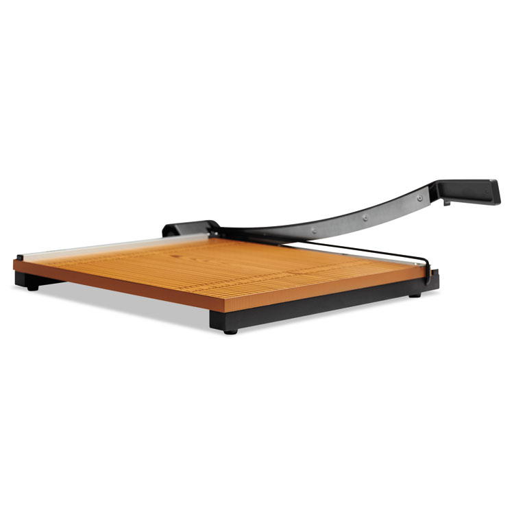 X-ACTO Square Commercial Grade Wood Base Guillotine Trimmer, 15 Sheets, 18" Cut Length, 18 x 18 (EPI26618LMR)