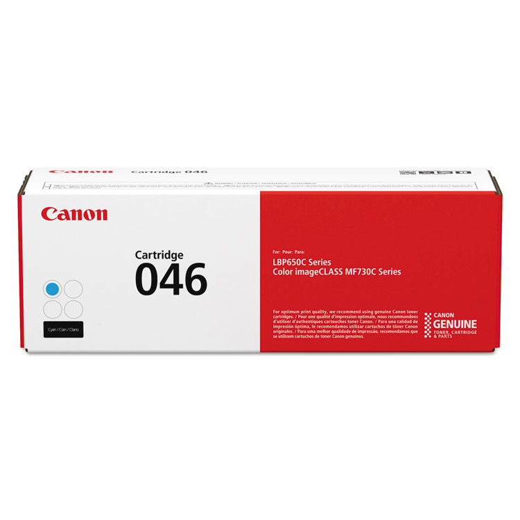 Canon 1249C001 (046) Toner, 2,300 Page-Yield, Cyan (CNM1249C001)