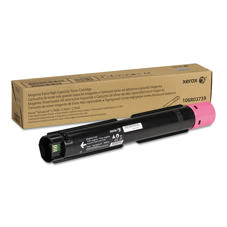 Xerox 106R03739 Extra High-Yield Toner, 16,500 Page-Yield, Magenta (XER106R03739)