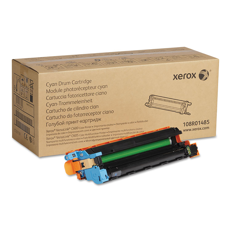 Xerox 108R01485 Drum Unit, 40,000 Page-Yield, Cyan (XER108R01485)