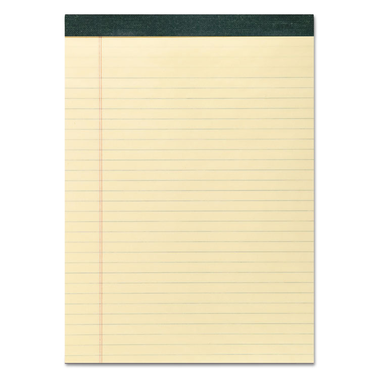 Roaring Spring Recycled Legal Pad, Wide/Legal Rule, 40 Canary-Yellow 8.5 x 11 Sheets, Dozen (ROA74712)