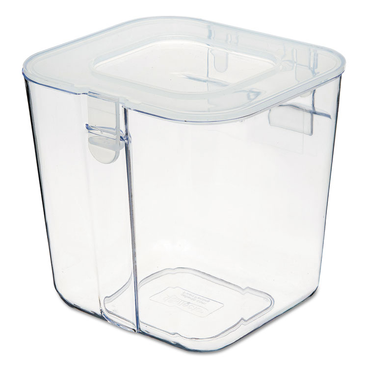 deflecto Stackable Caddy Organizer, Small, Plastic, 4.33 x 4 x 4.38, White (DEF29101CR)