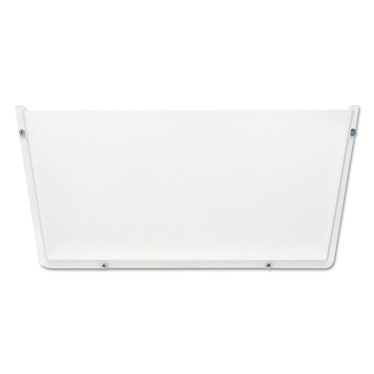 deflecto Unbreakable DocuPocket Wall File, Letter Size, 14.5" x 3" x 6.5", Clear (DEF63201)