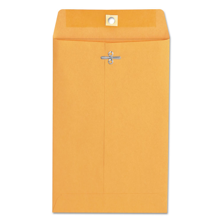 Universal Kraft Clasp Envelope, #55, Square Flap, Clasp/Gummed Closure, 6 x 9, Brown Kraft, 100/Box (UNV35260)