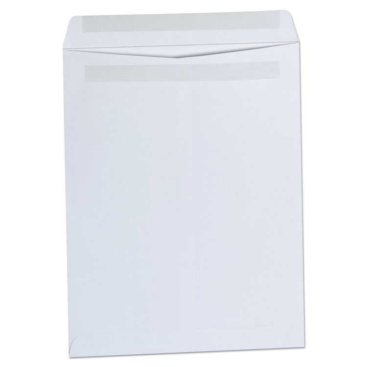 Universal Self-Stick Open End Catalog Envelope, #13 1/2, Square Flap, Self-Adhesive Closure, 10 x 13, White, 100/Box (UNV42102)