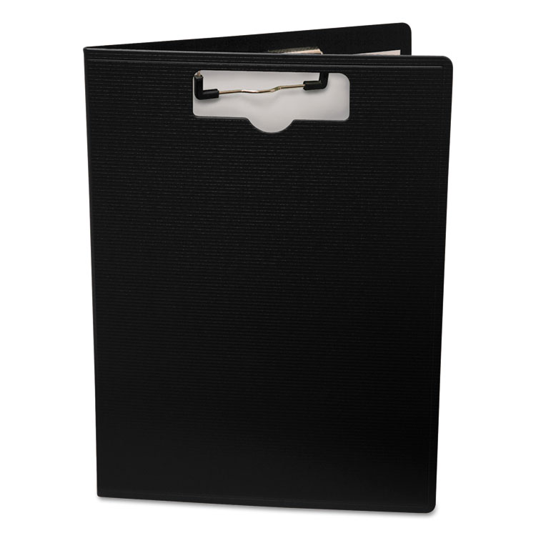 Mobile OPS Portfolio Clipboard with Low-Profile Clip, Portrait Orientation, 0.5" Clip Capacity, Holds 8.5 x 11 Sheets, Black (BAU61634)