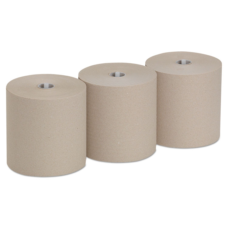 Georgia Pacific Professional Pacific Blue Ultra Paper Towels, 1-Ply, 7.87" x 1,150 ft, Natural, 3 Rolls/Carton (GPC26496)