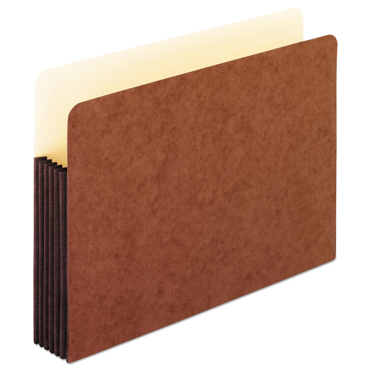 Pendaflex Redrope WaterShed Expanding File Pockets, 5.25" Expansion, Letter Size, Redrope (PFX35344)