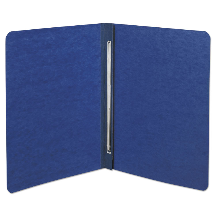 ACCO PRESSTEX Report Cover with Tyvek Reinforced Hinge, Side Bound, Two-Piece Prong Fastener, 3" Capacity, 8.5 x 11, Dark Blue (ACC25073)