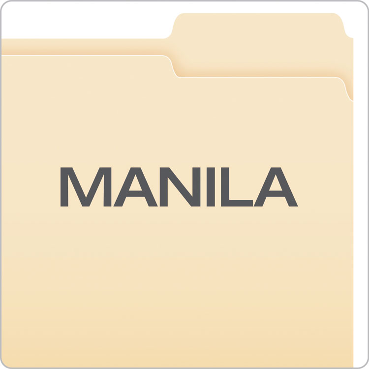 PFX752133 - Pendaflex Manila File Folders, 1/3-Cut Tabs: Right Position, Letter Size, 0.75" Expansion, Manila, 100/Box (PFX752133) - Image 3