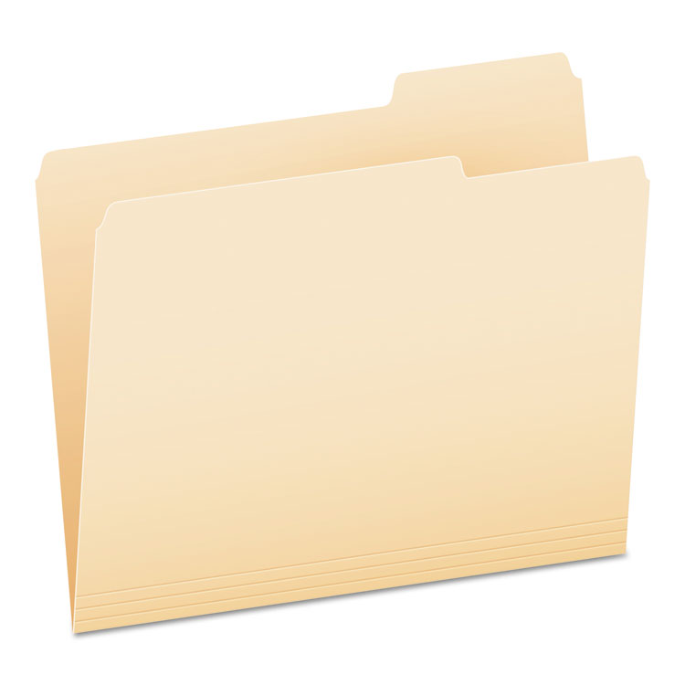 PFX752133 - Pendaflex Manila File Folders, 1/3-Cut Tabs: Right Position, Letter Size, 0.75" Expansion, Manila, 100/Box (PFX752133)