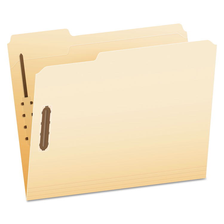 Pendaflex Manila Fastener Folders, 1/3-Cut Tabs, 2 Fasteners, Letter Size, Manila Exterior, 50/Box (PFXFM213)
