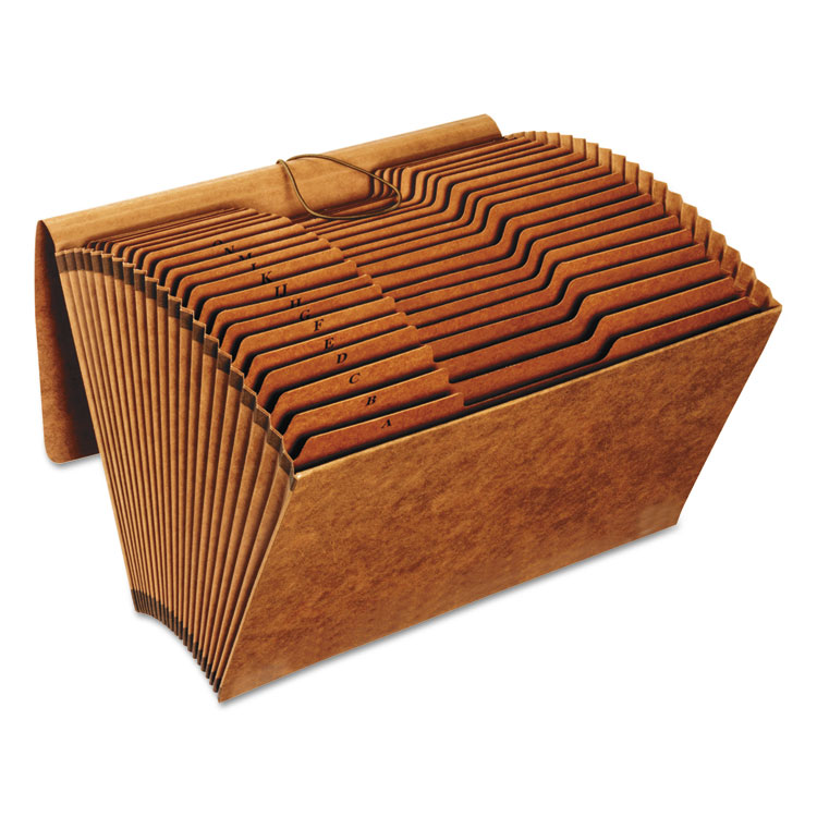 Pendaflex Heavy-Duty Expanding File with Reinforced Flap, 21 Sections, Elastic Cord Closure, 1/3-Cut Tabs, Legal Size, Redrope (PFXR119ALHD)