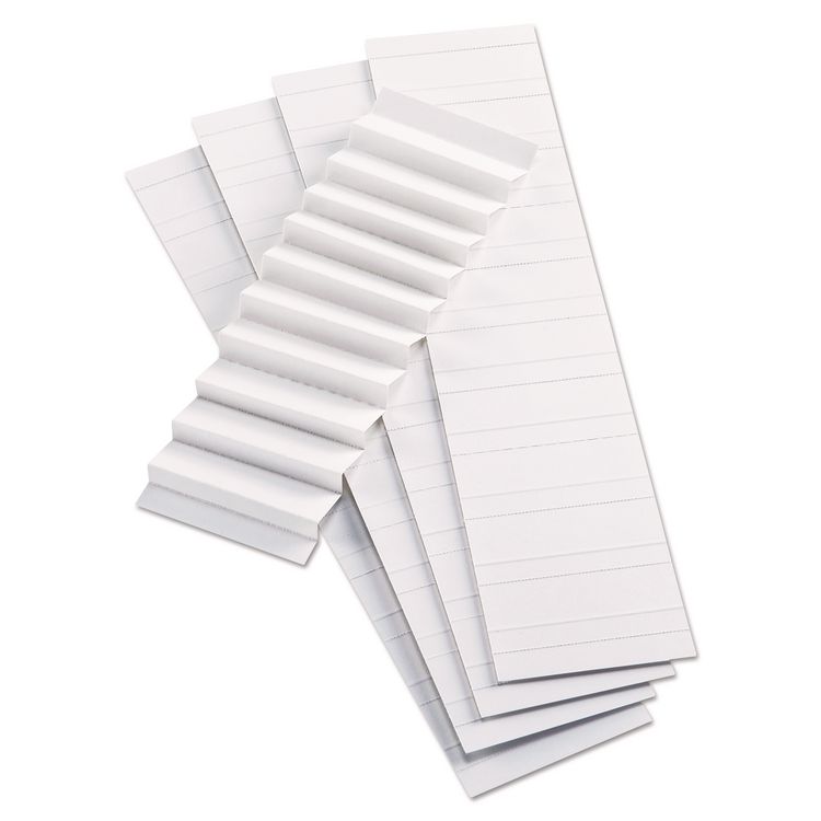 Pendaflex Blank Inserts For Hanging File Folders, Compatible with 42 Series Tabs, 1/5-Cut, White, 2" Wide, 100/Pack (PFX242)