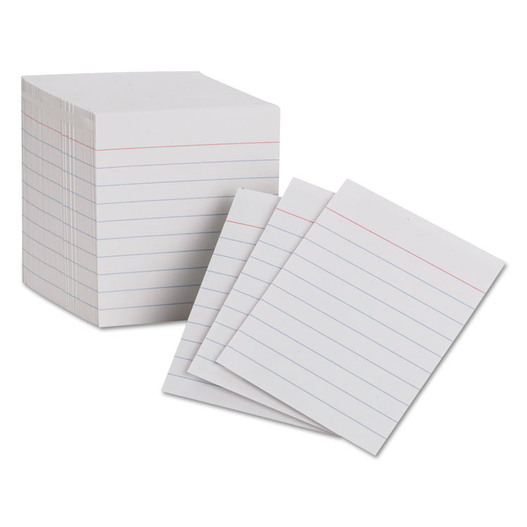 Oxford Ruled Mini Index Cards, 3 x 2.5, White, 200/Pack (PFX10009)