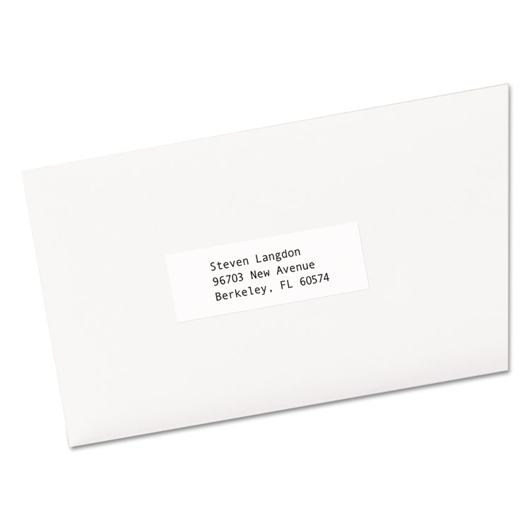 Avery Copier Mailing Labels, Copiers, 1 x 2.81, White, 33/Sheet, 500 Sheets/Box (AVE5334)